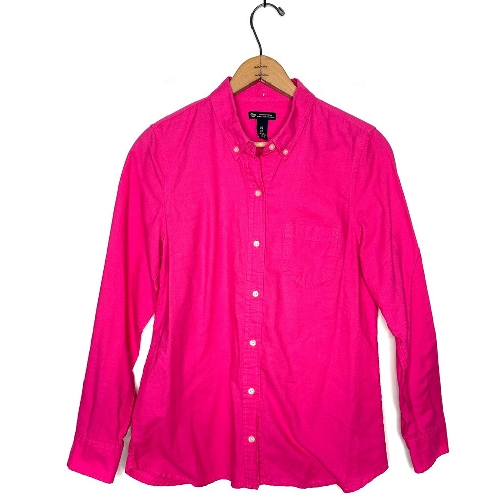 Gap | Pink Boyfriend Fit Oxford Button Down Shirt Size Small